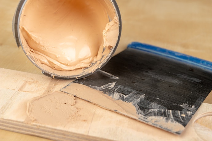 เทคนิคอุดร่องไม้ด้วย Wood Filler