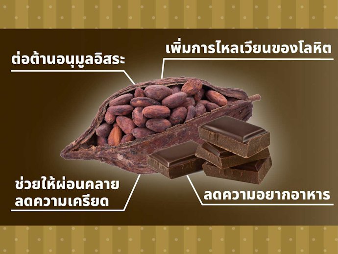 ประโยชน์ของดาร์กช็อกโกแลต