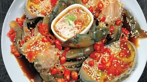 เลือกปูไข่ดองตามสูตรการดอง