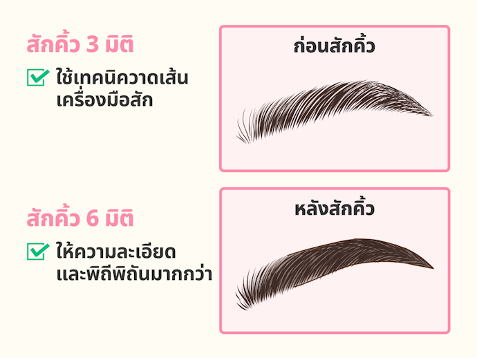 เลือกคอร์สเรียนสักคิ้วที่ครอบคลุมการสักคิ้วทุกรูปแบบ