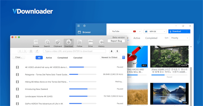 เลือกโปรแกรมโหลดคลิปที่รองรับระบบ Windows และ macOS