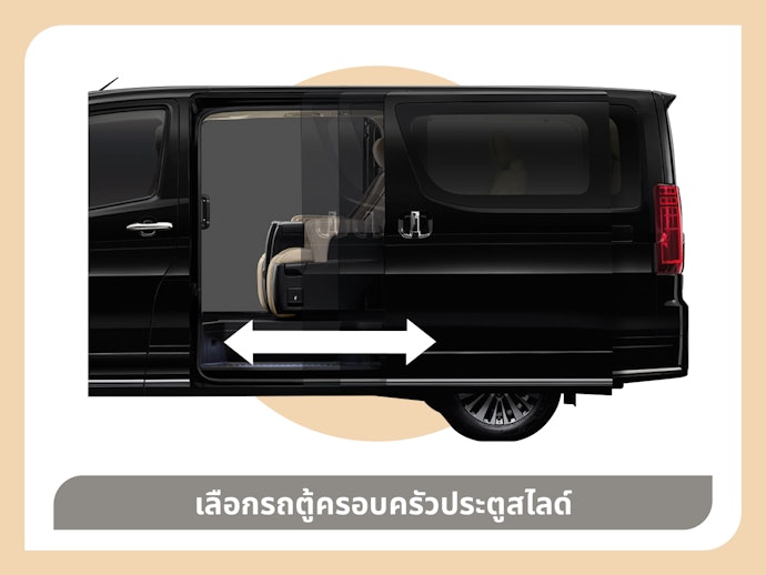 ตรวจสอบระบบประตูของรถตู้ครอบครัว