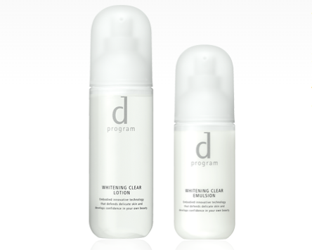 d program Whitening Clear สำหรับผู้มีจุดด่างดำและหมองคล้ำ