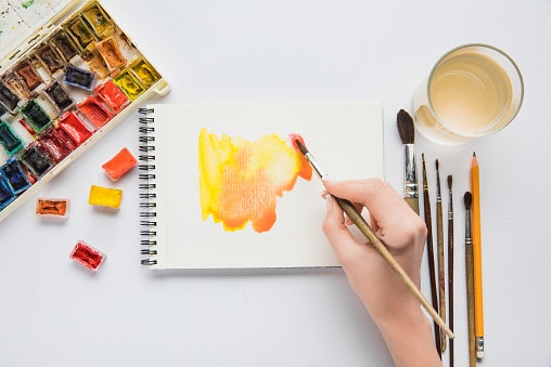 กระดาษสำหรับการลงสีหลังการวาดภาพ