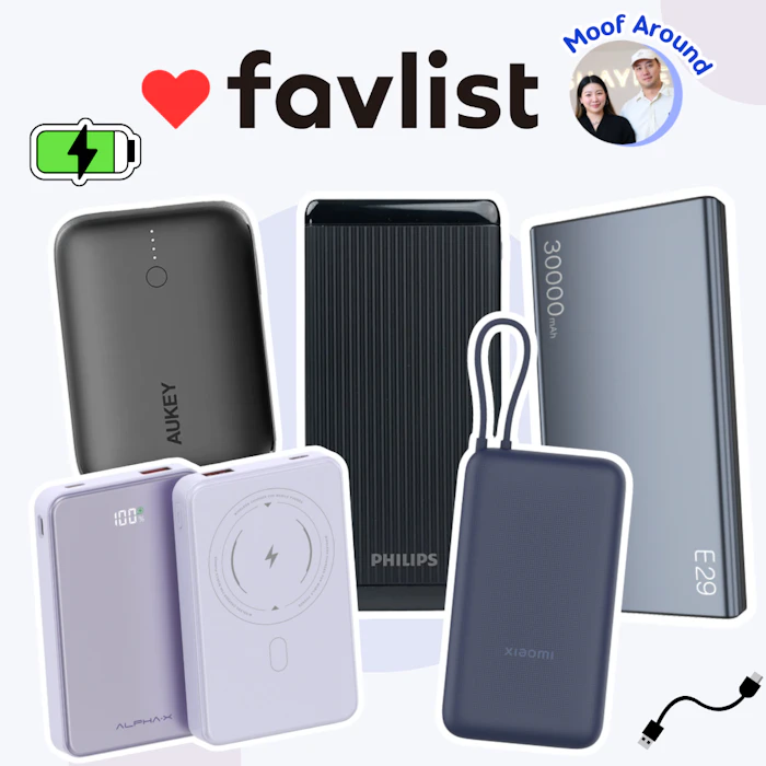 แนะนำ Power Bank ยอดนิยม ชาร์จได้หลายรอบ น้ำหนักเบา โดย Moof Around
