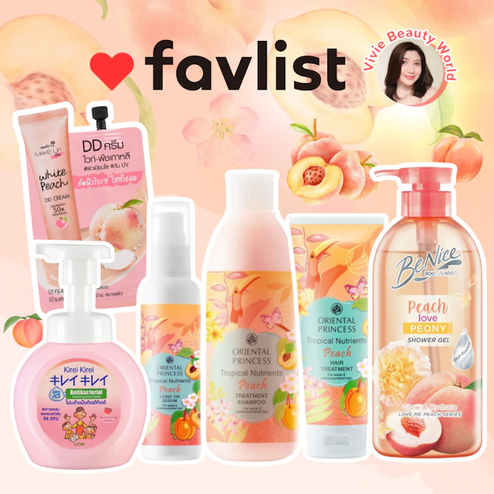 แนะนำผลิตภัณฑ์กลิ่นพีช รวม Body & Hair Care โดย Vivie Beauty World
