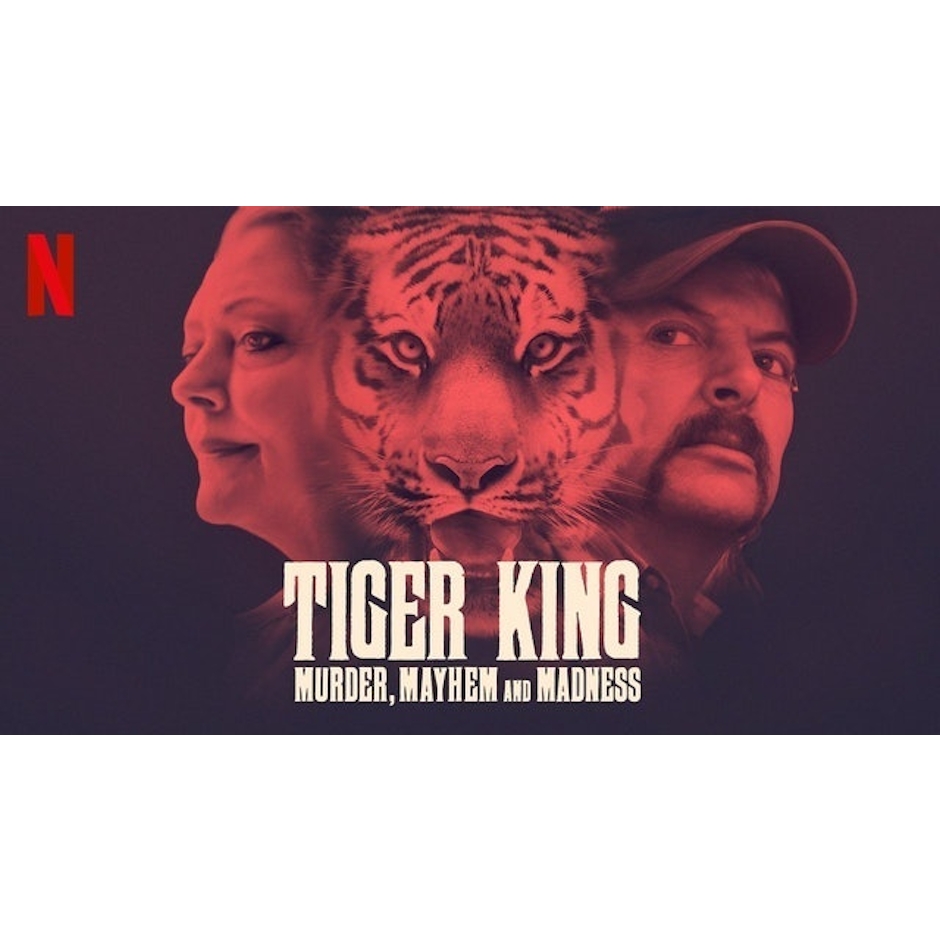 Chris Smith, Fisher Stevens, Eric Goode, Rebecca Chaiklin Tiger King: Murder, Mayhem and Madness Translation missing: th.activerecord.decorators.item_part_image/alt
