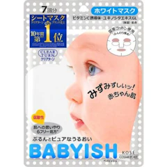 KOSE CLEAR TURN Babyish White Mask (7 pcs) Translation missing: th.activerecord.decorators.item_part_image/alt