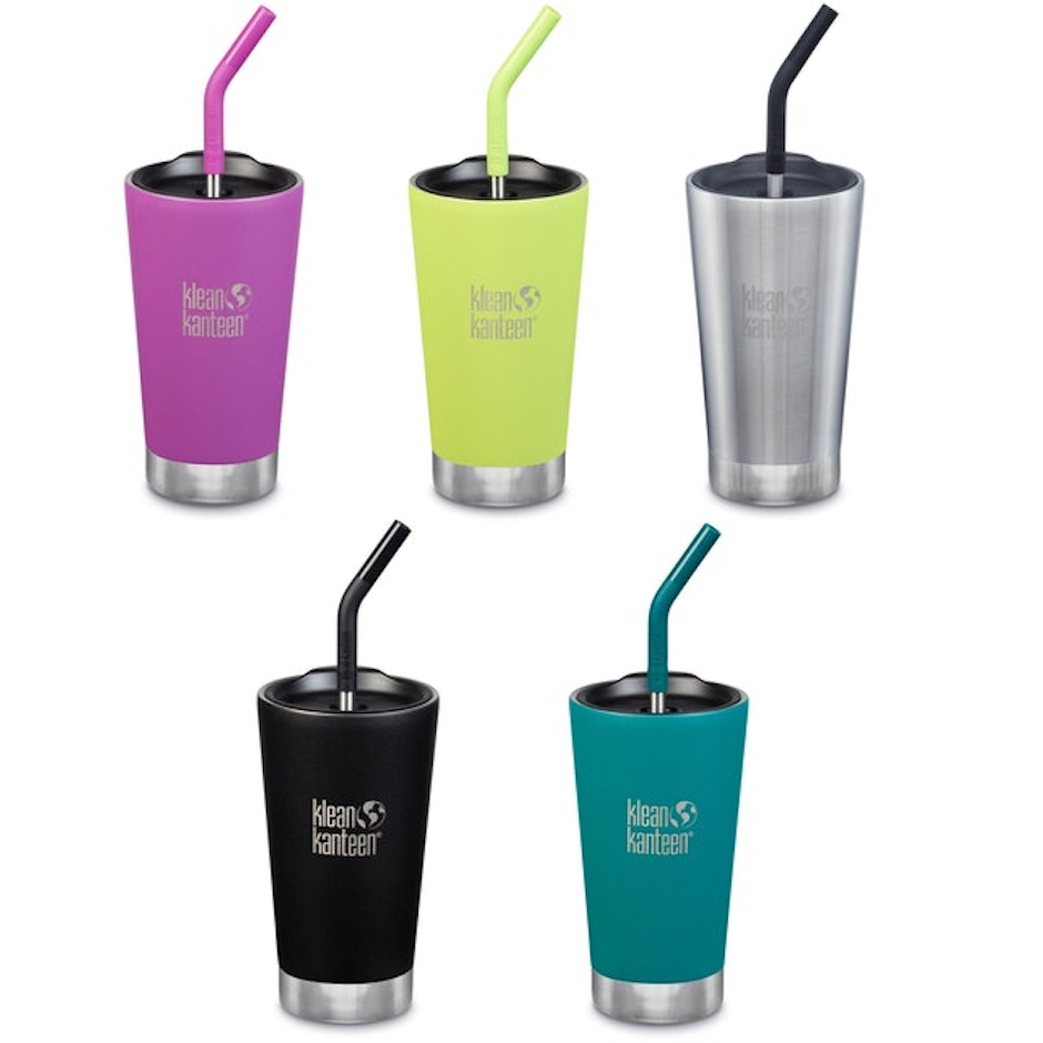 Klean Kanteen Insulated Tumbler 16oz with Straw Lid and Steel Straw Translation missing: th.activerecord.decorators.item_part_image/alt