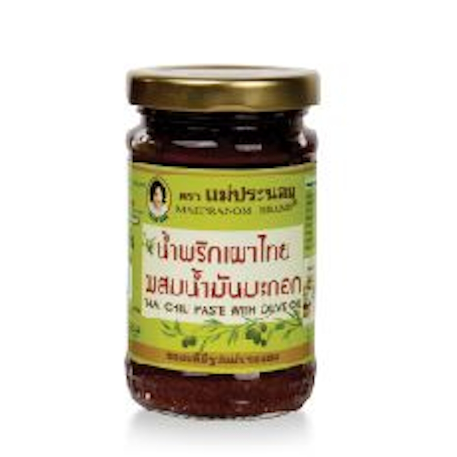 แม่ประนอม น้ำพริกเผาไทยผสมน้ำมันมะกอก 114 กรัม Translation missing: th.activerecord.decorators.item_part_image/alt