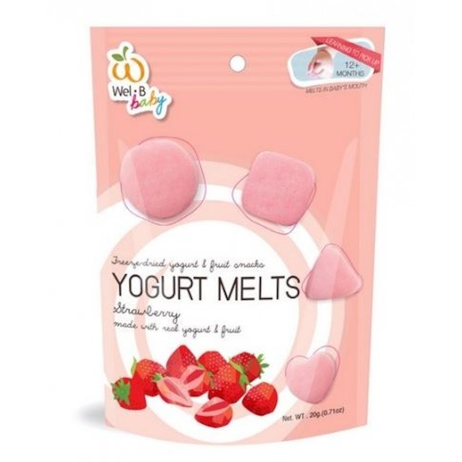 Wel-B baby FD Yogurt Strawberry 20 g.(Pack 6 pcs.) Translation missing: th.activerecord.decorators.item_part_image/alt