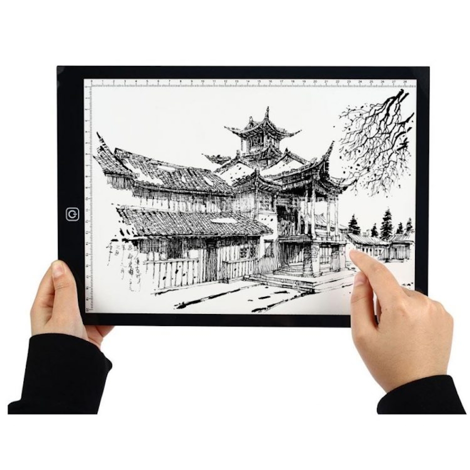 OIKEA กระดานไฟ Portable Ultra-Thin Tracing Board 5V LED Light Box A4 Translation missing: th.activerecord.decorators.item_part_image/alt