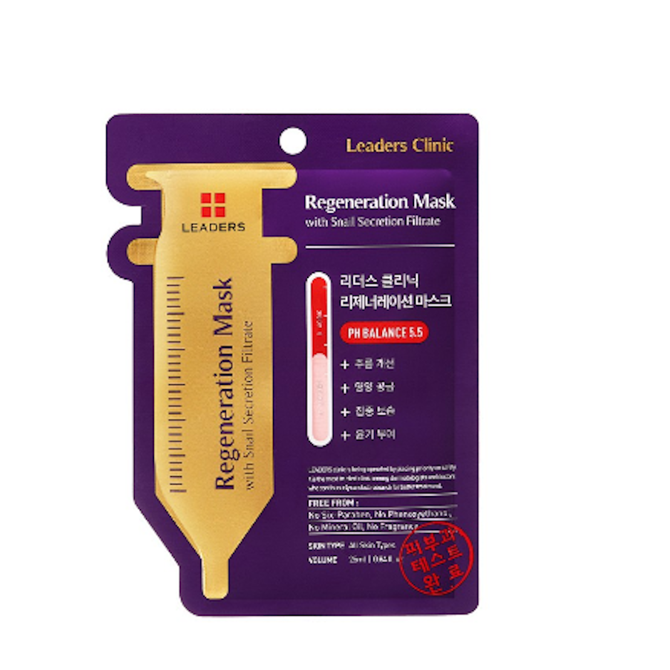 Leaders Clinic Regeneration Mask With Snail Secretion Filtrate Translation missing: th.activerecord.decorators.item_part_image/alt