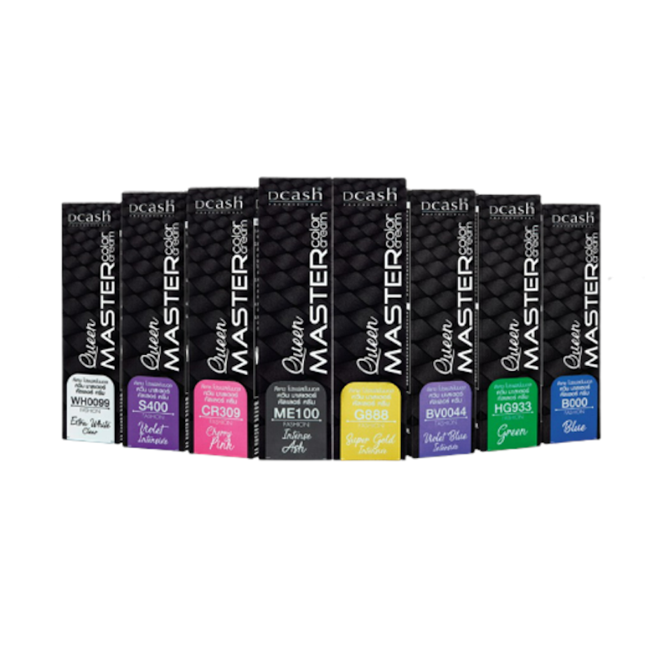 DCASH ผลิตภัณฑ์ ย้อมสีผมด้วยตัวเอง Queen Master Color Cream Translation missing: th.activerecord.decorators.item_part_image/alt