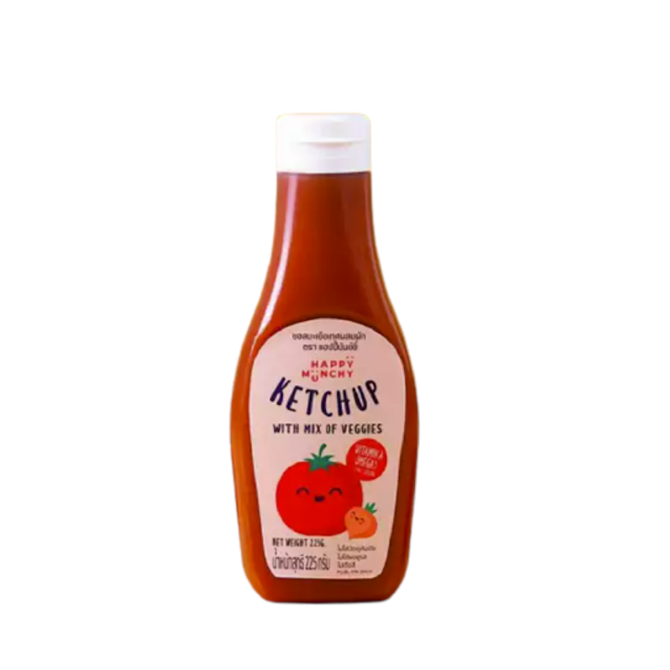 Happy Munchy ซอสมะเขือเทศสำหรับเด็ก Ketchup With Mix Of Veggies Translation missing: th.activerecord.decorators.item_part_image/alt