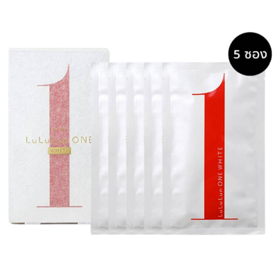 LuLuLun RS Lululun One White (5 แผ่น) Translation missing: th.activerecord.decorators.item_part_image/alt