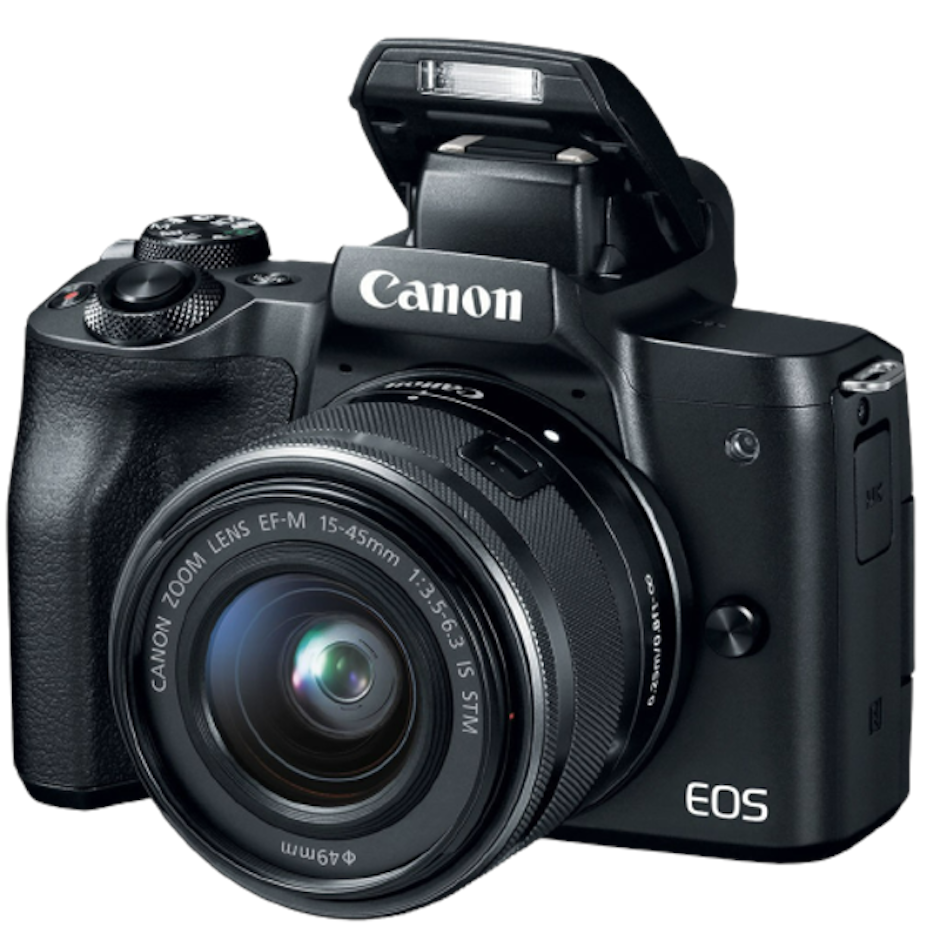 Canon อุปกรณ์สำหรับถ่ายภาพกลางคืน กล้อง Mirrorless EOS M50 Kit 15-45mm Translation missing: th.activerecord.decorators.item_part_image/alt