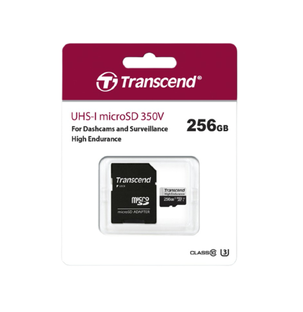 Transcend MicroSD Card UHS-I microSD 350V High Endurance  Translation missing: th.activerecord.decorators.item_part_image/alt