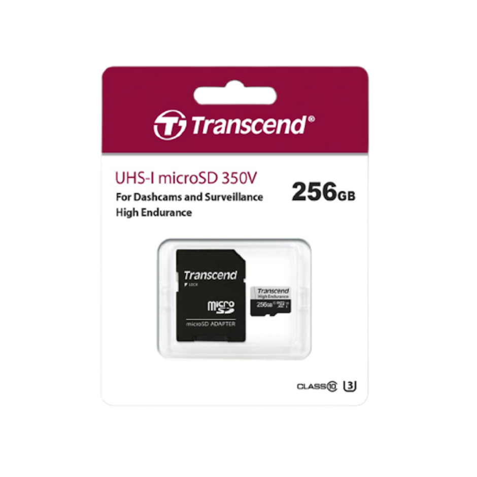 Transcend MicroSD Card UHS-I microSD 350V High Endurance Translation missing: th.activerecord.decorators.item_part_image/alt