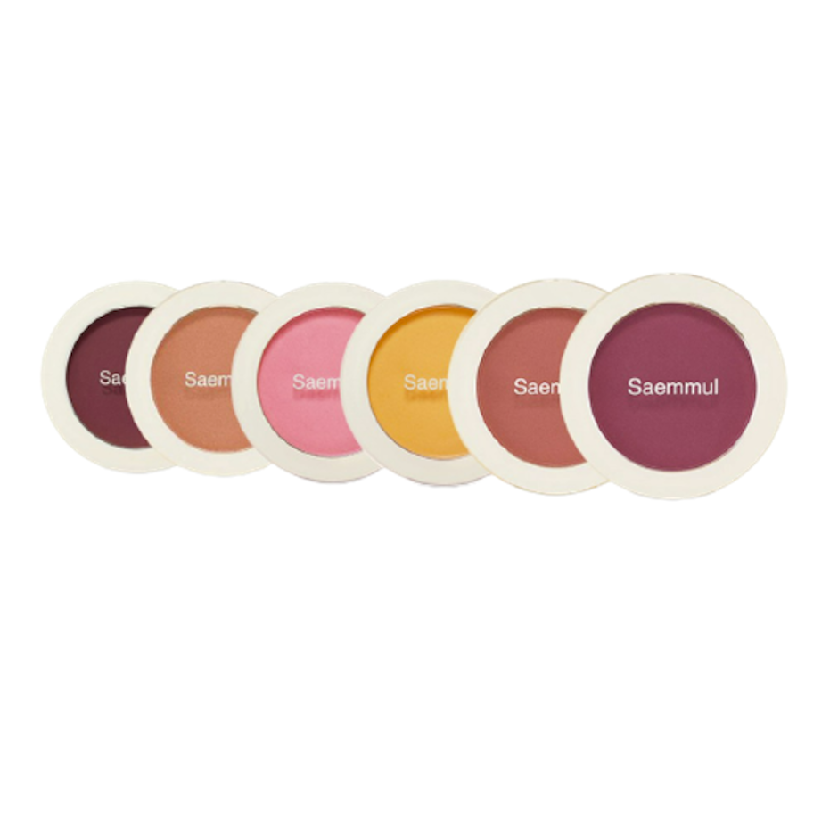 Saemmul บลัชออน สีชมพู Single Blusher PK09 Pastel Rosy Translation missing: th.activerecord.decorators.item_part_image/alt