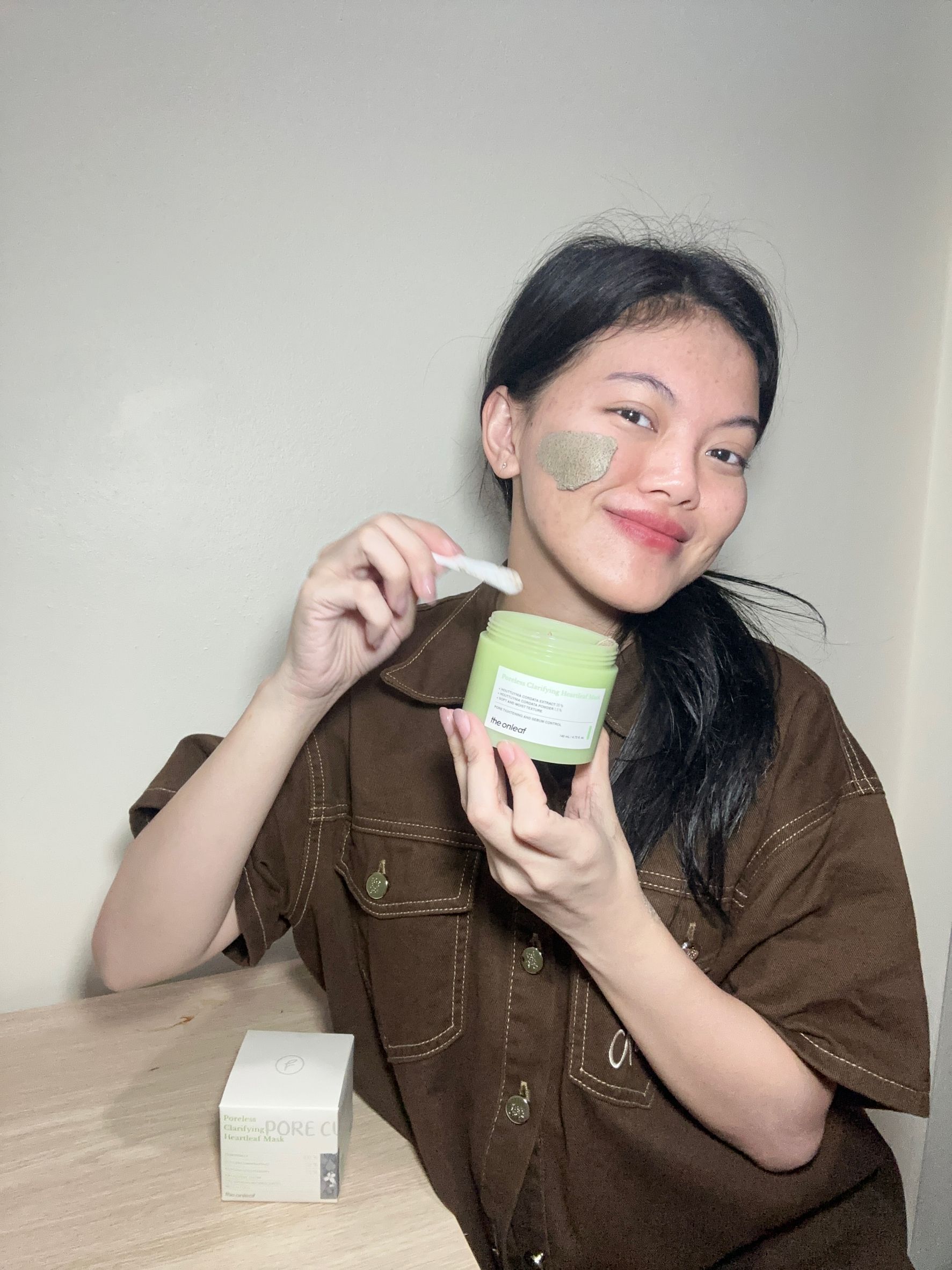 The Onleaf  Poreless Clarifying Heartleaf Mask Translation missing: th.activerecord.decorators.item_part_image/alt