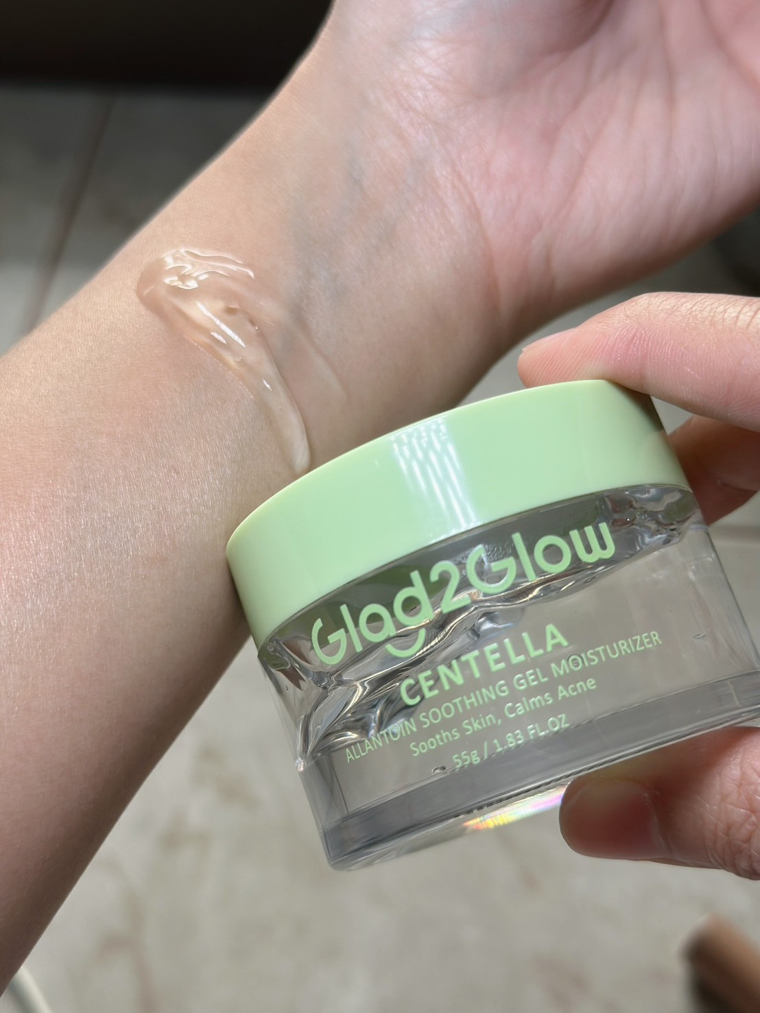 Glad2Glow  Centella Allantoin Soothing Gel Moisturizer  Translation missing: th.activerecord.decorators.item_part_image/alt