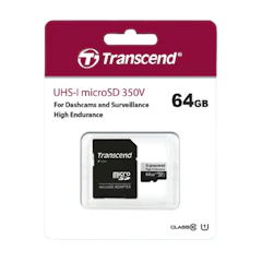Transcend MicroSD Card UHS-I microSD 350V High Endurance Translation missing: th.activerecord.decorators.item_part_image/alt