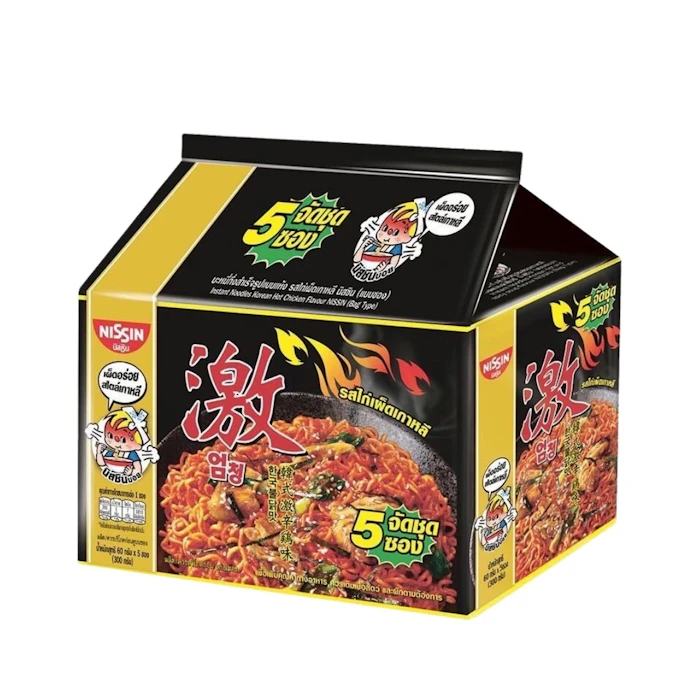 Nissin บะหมี่กึ่งสำเร็จรูป รสไก่เผ็ดเกาหลี Translation missing: th.activerecord.decorators.item_part_image/alt