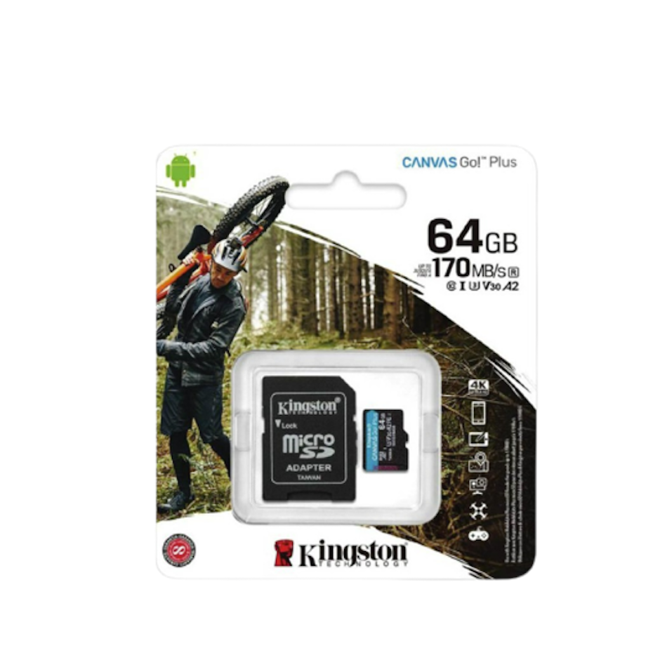 Kingston MicroSD Card Canvas Go! Plus Translation missing: th.activerecord.decorators.item_part_image/alt