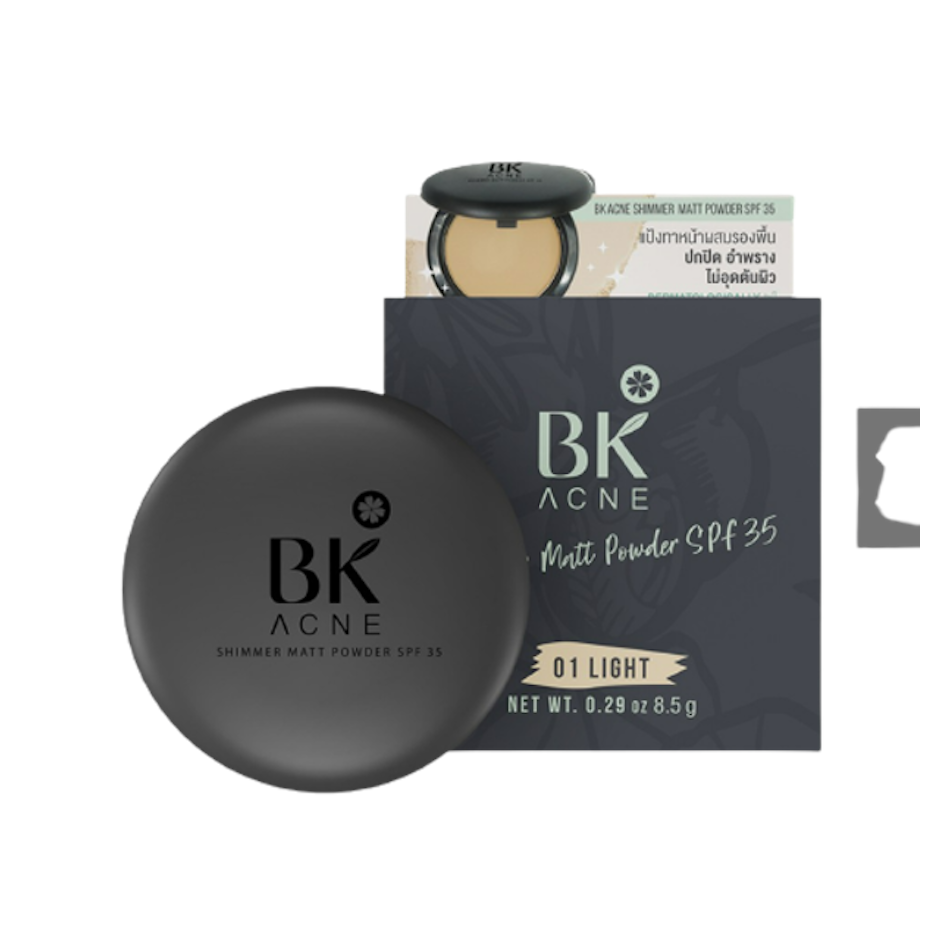 BK Acne แป้งผสมรองพื้น Shimmer Matt Powder Translation missing: th.activerecord.decorators.item_part_image/alt