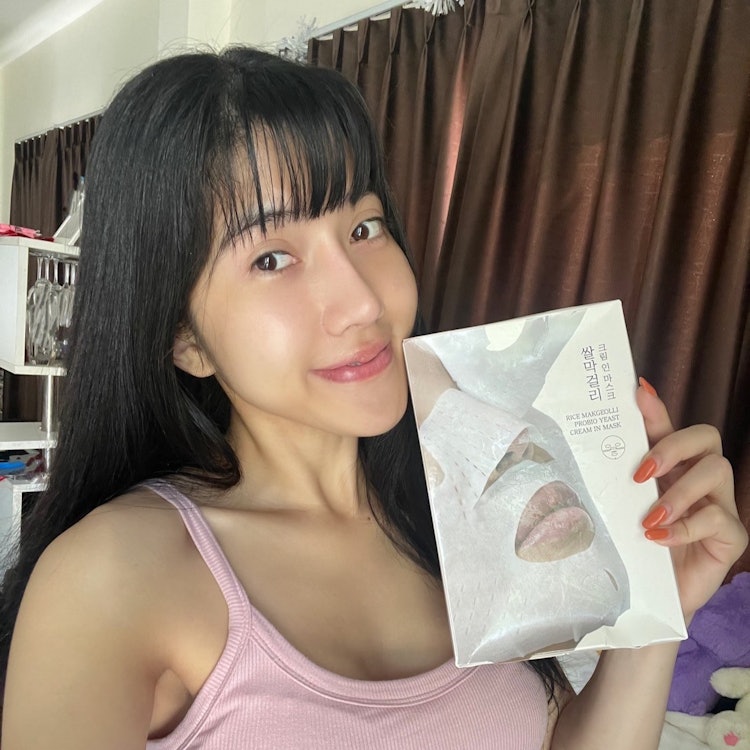 BARULAB RICE MAKGEOLLI PROBIO YEAST CREAM IN MASK Translation missing: th.activerecord.decorators.item_part_image/alt