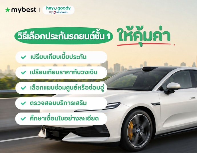 วิธีเลือกประกันรถยนต์ชั้น 1 ให้คุ้มค่า