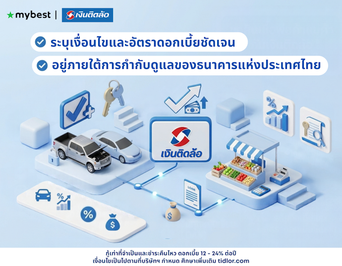ขอสินเชื่อพ่อค้าแม่ค้ากับเงินติดล้อ เสริมทุนค้าขายได้อย่างมั่นใจ