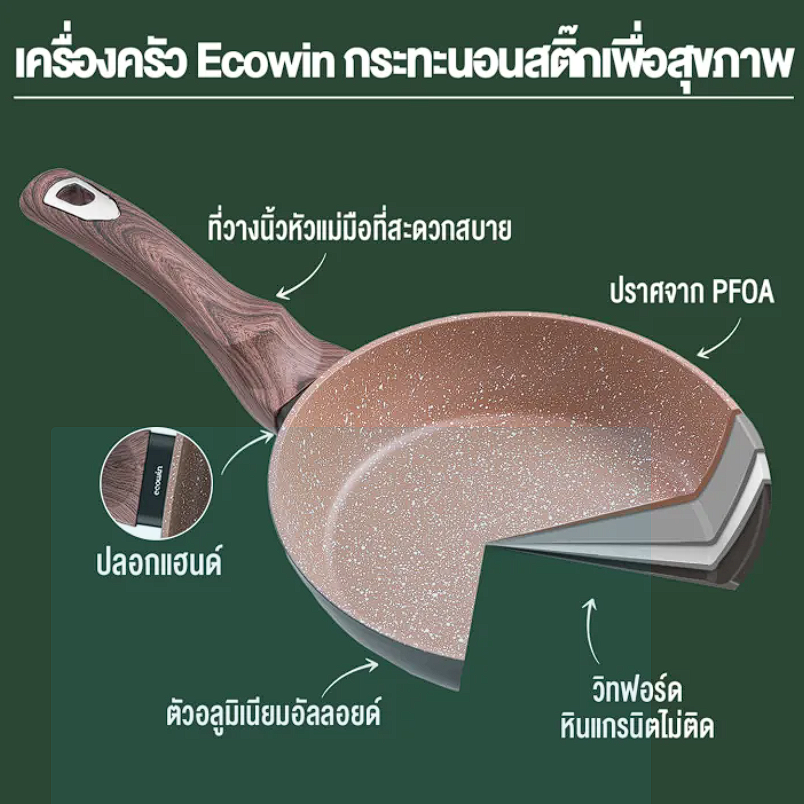 กระทะเคลือบหินอ่อน 2