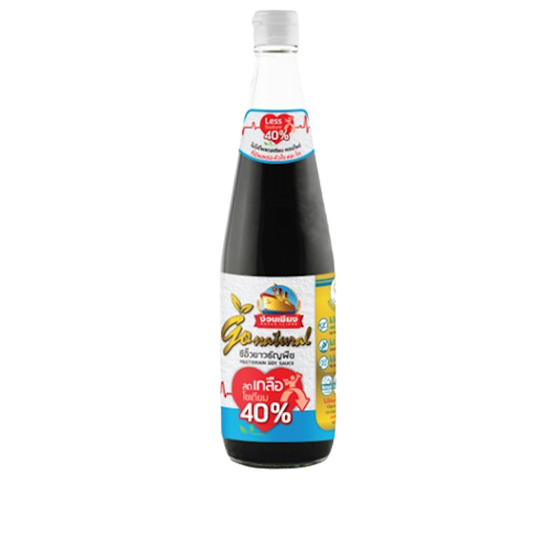ซีอิ๊วขาว สูตรลดโซเดียม 40% (คีโต+คลีน) 1