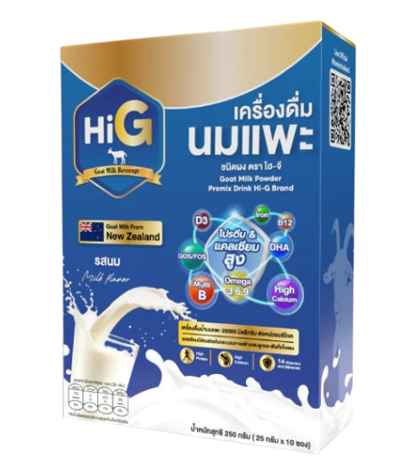นมแพะชงดื่ม สูตรแคลเซียมสูง 1