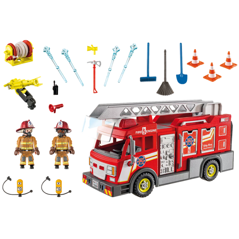 Fire Truck with Flashing Lights 2