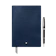 Montrblanc เซตปากกา Montblanc รุ่น Meisterstück Classique Platinum-Coated Rollerball และ Notebook 1