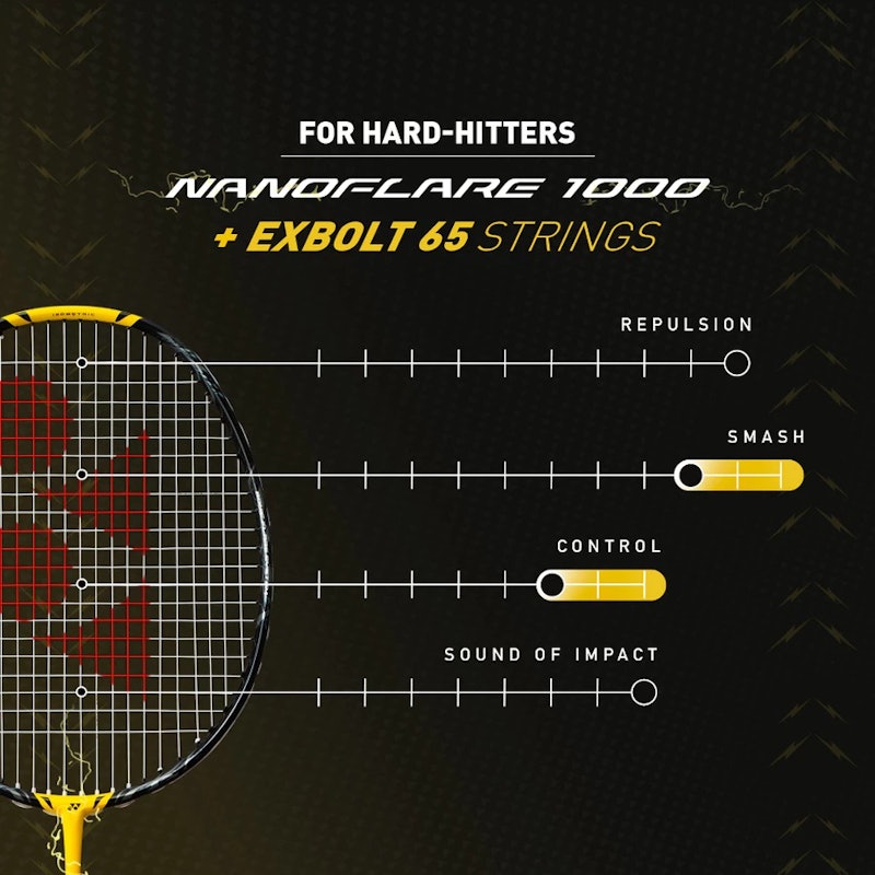ไม้แบดมินตัน Nanoflare 1000 Play 3