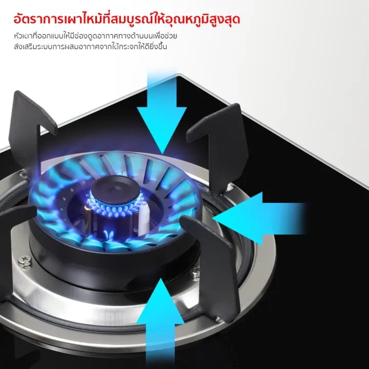 เตาแก๊ส แบบฝัง รุ่น Fury 2B 2