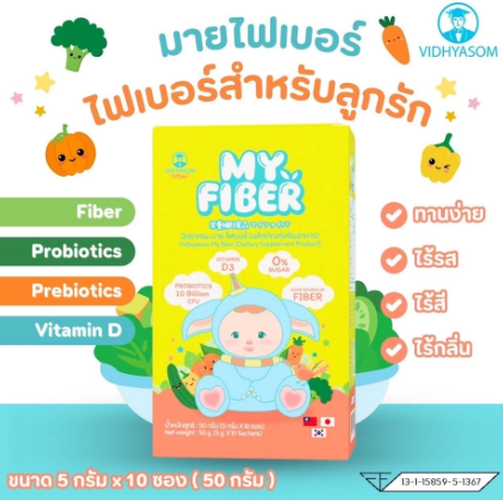 MY FIBER วิทยาศรม ไฟเบอร์สำหรับเด็ก  2
