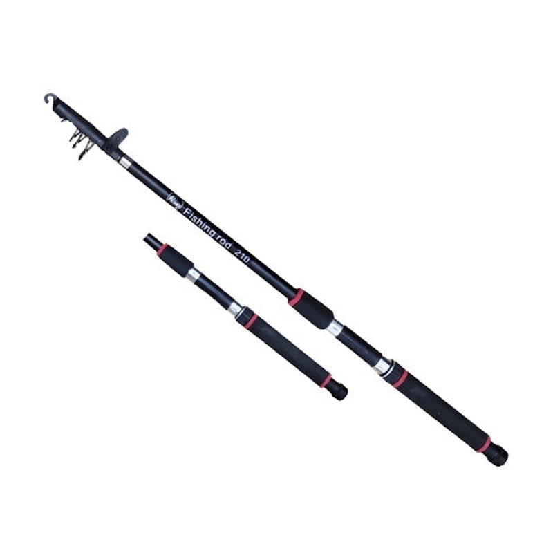 คันเบ็ดสไลด์ Carbon Fiber Fishing Rod / Travel Spinning Lure Rod 1