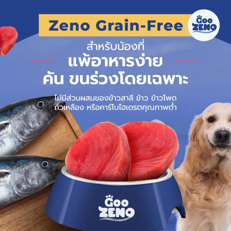 อาหารสุนัขเกรนฟรี สูตรสำหรับสุนัข 7 ปี+ Grain - Free Adult 7+ 2