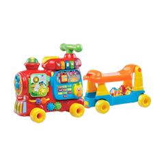 รถไฟของเล่น 4 in 1 Push & Ride Alphabet Train