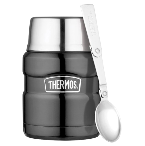 ปิ่นโต Stainless King Food Jar With Folding Spoon 3