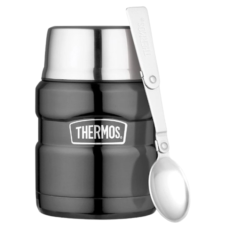 ปิ่นโต Stainless King Food Jar With Folding Spoon 3
