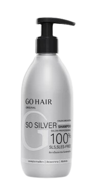 So Silver Shampoo แชมพูสำหรับผมสีเทา  1
