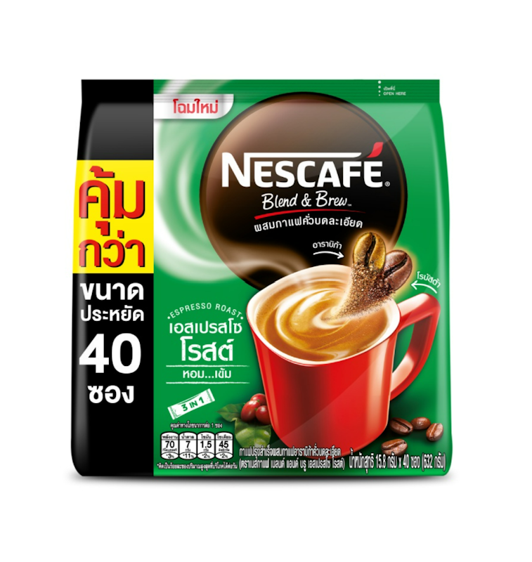 เนสกาแฟ BLEND & BREW Espresso Roast 3in1 1