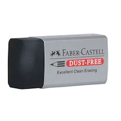 ยางลบ Dust Free สีดำ