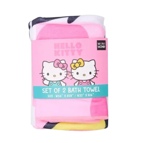 x Sanrio ชุดเซ็ตผ้าเช็ดตัว 1